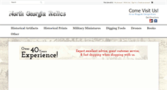Desktop Screenshot of northgeorgiarelics.com